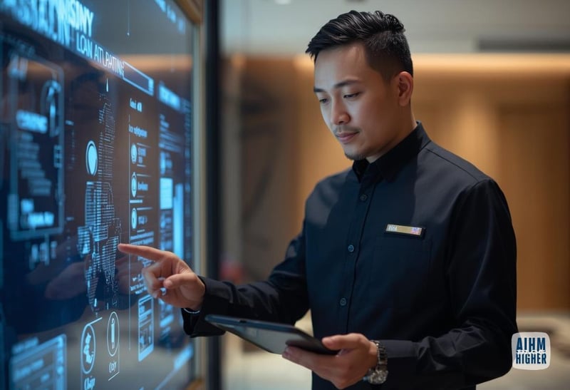 HOTEL PROFESSIONAL WORKING WITH AI-1