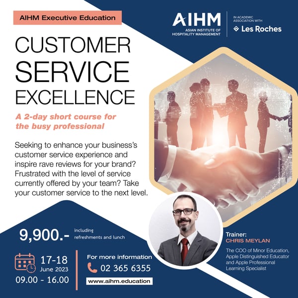AIHM Executive Education: Customer Service Excellence 