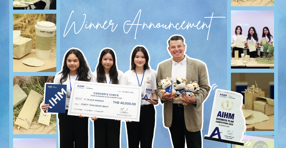 Shrewsbury Turns Waste to Gold: Wins AIHM Business Plan Competition